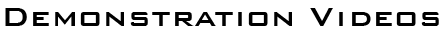 Demonstration Videos
